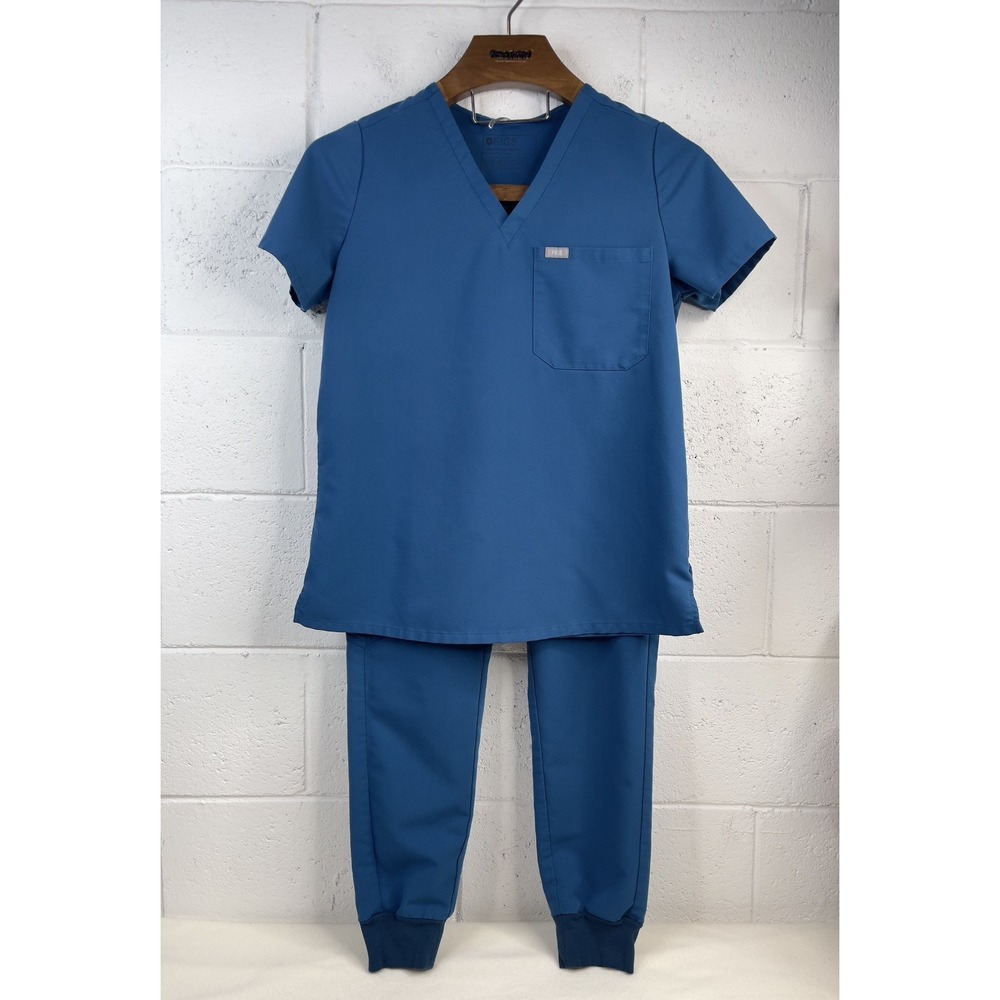 Figs Scrub Set Women's Catarina Top S Zamora Joggers Alps Blue S